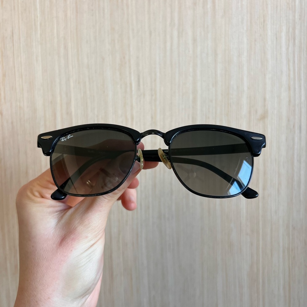 Ray-Ban Black CLUBMASTER Sunglasses